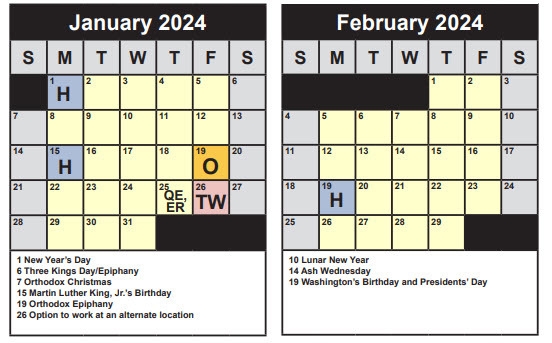 January/February FCPS Calendar