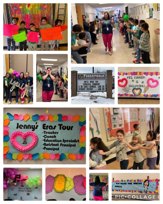Goodbye to Mrs. Cunneen photo collage