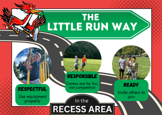 Little Run Way on the Recess Area Poster