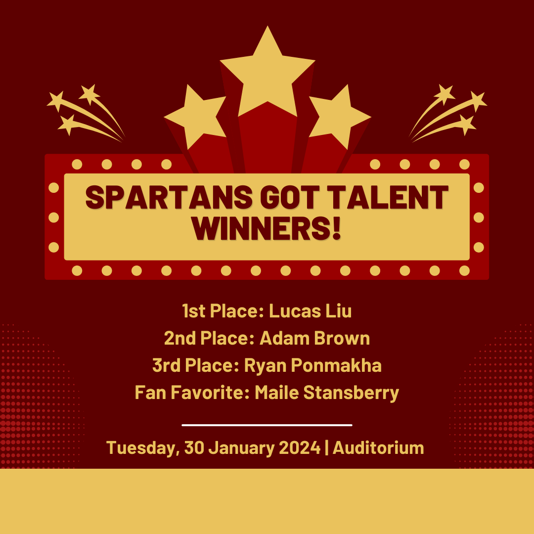 Spartans Got Talent Winners