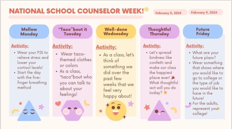 Counselor Spirit week