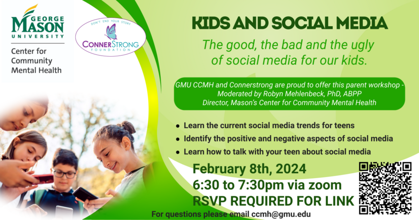 GMU Flyer about Kids and Social Media