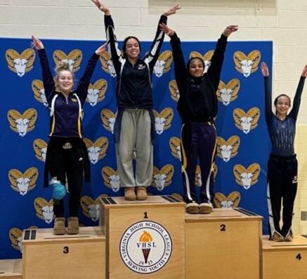 Ari Smith places first at Patriot District Gymnastics Meet