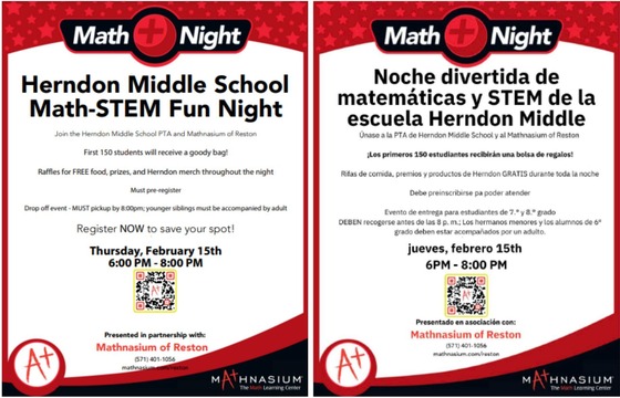 Math-STEM Fun Night Flyer
