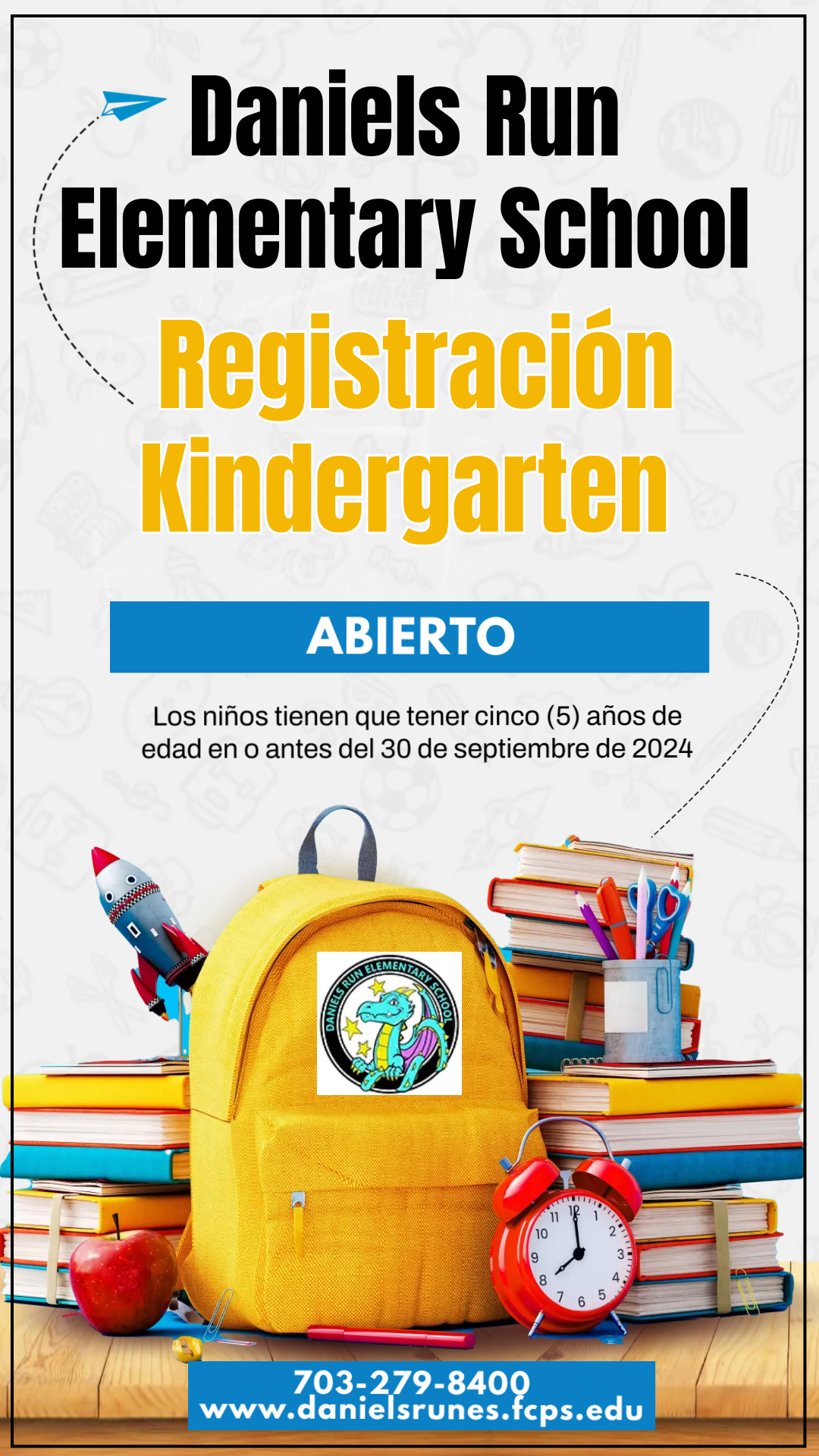 Kindergarten Registration Spanish 2024-2025 