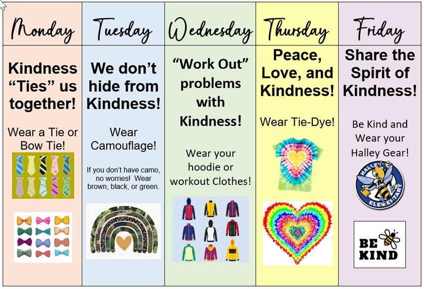 kindness spirit week