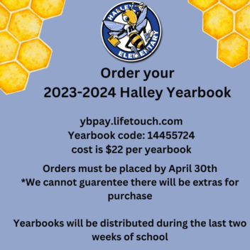 halley yearbook order