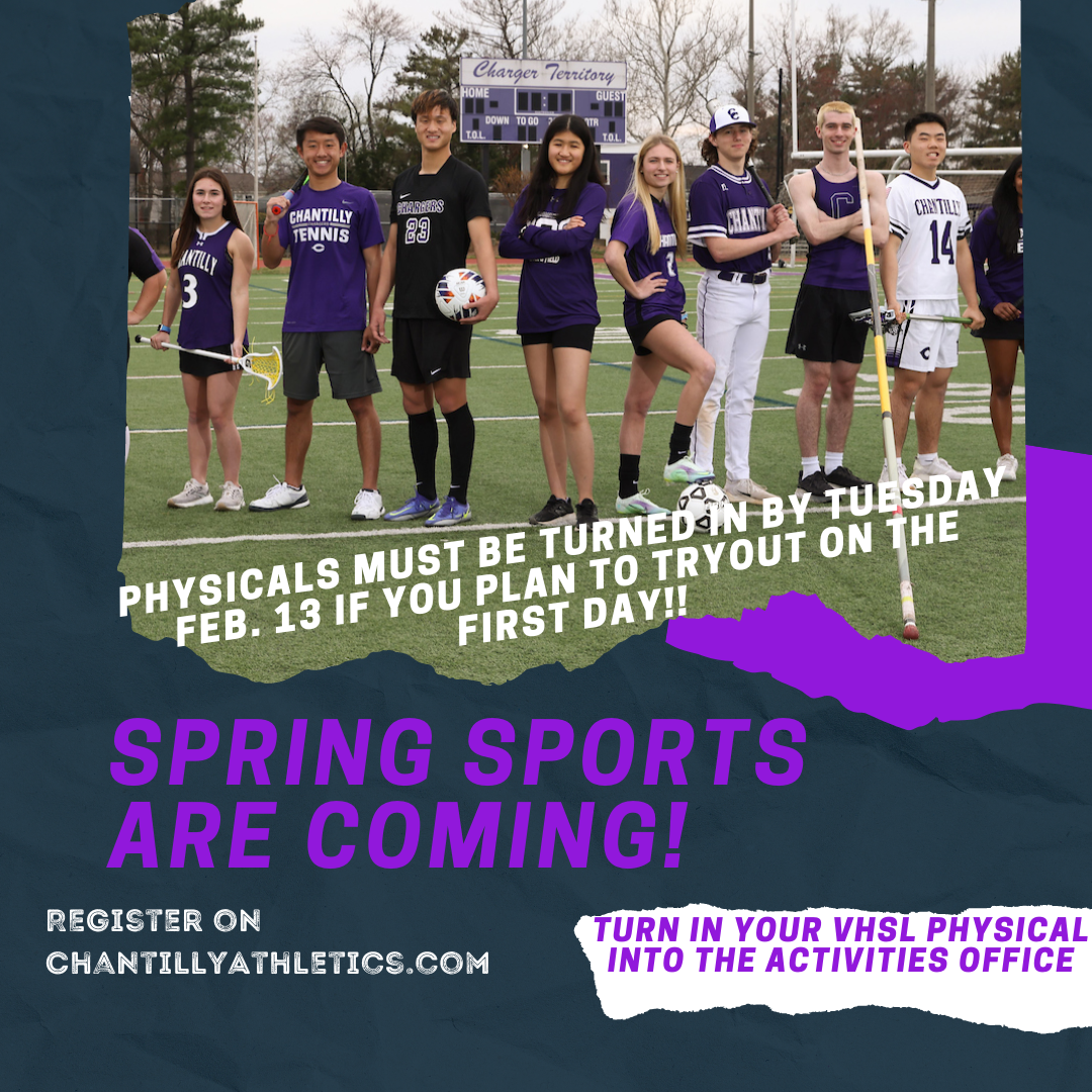Spring Sports Deadline