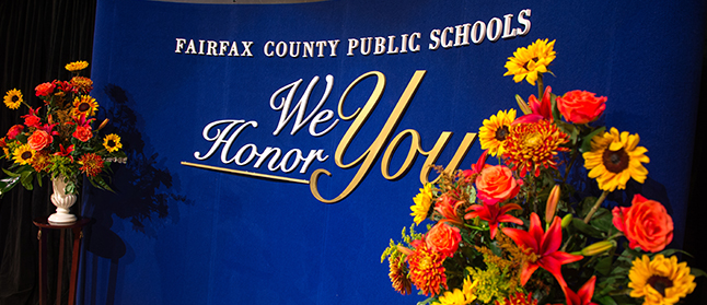 we honor you ceremony banner