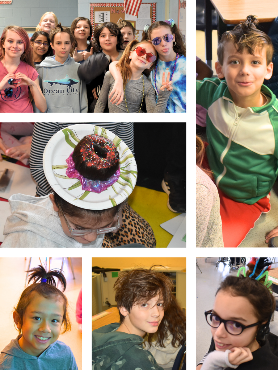 Images from wacky hair day