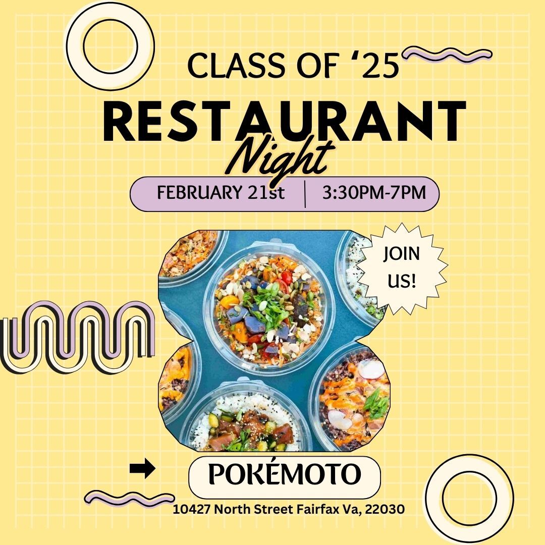 Class of 2025 Restaurant Night