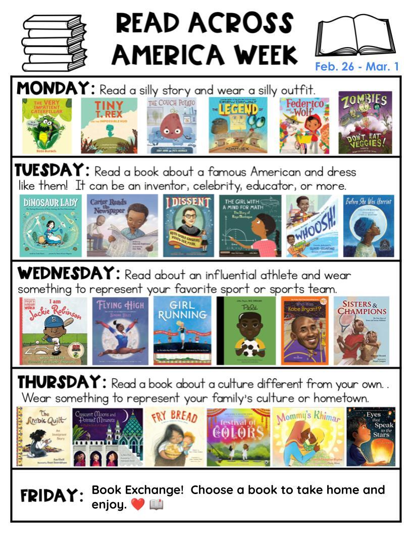 Read Across America Spirit Week