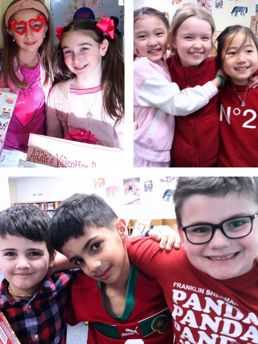 Images of Students Wearing Red White and Pink for Our Spirit Week Celebration