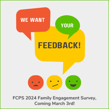 We Want Your Feedback for Family Engagement Survey Coming March 3rd