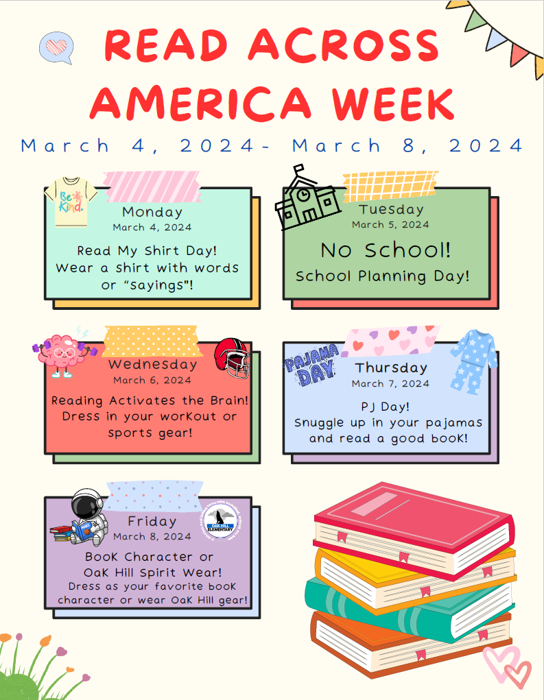 Read Across America week graphic