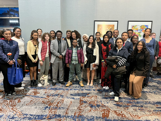 Group picture of TJ students who attended BEYA STEM Conference in Baltimore