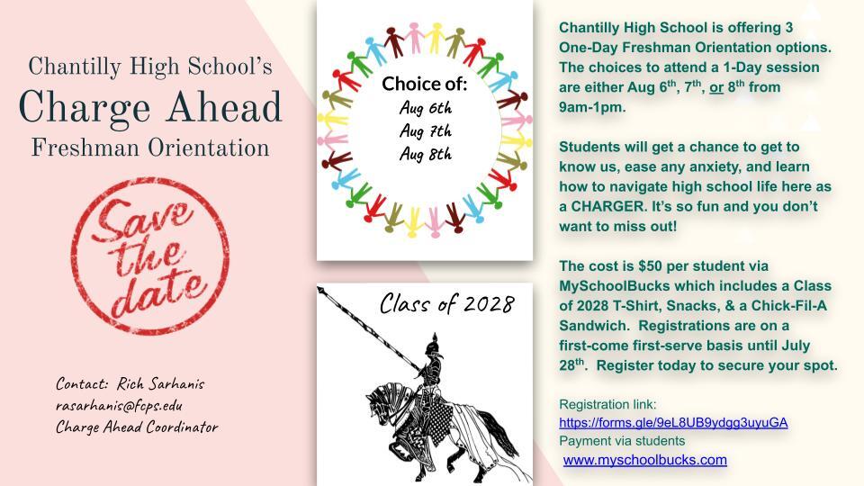 Charge Ahead Flyer