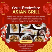 Crew Fundraiser Asian Grill