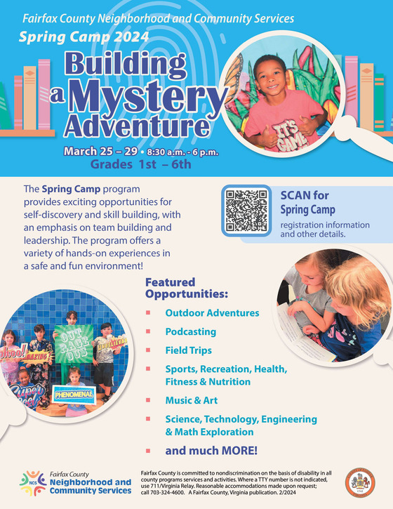NCS Mystery Adv Spring Camp flyer