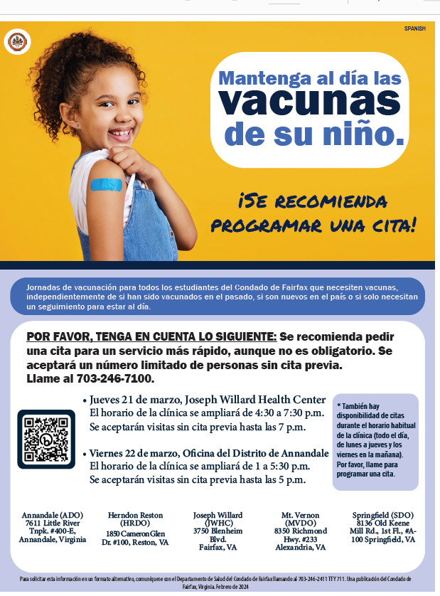 Immunizations Spanish