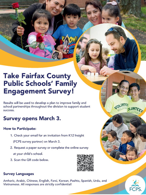 Family Engagement Survey flyer
