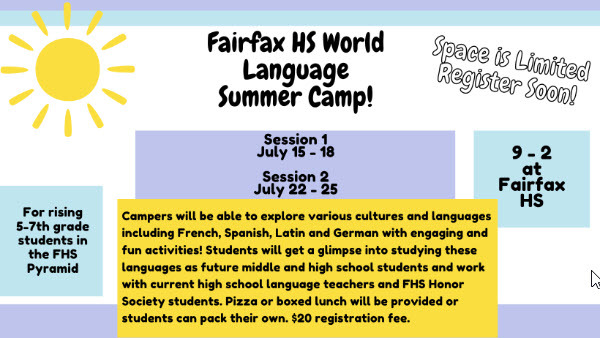 Summer Language Camp