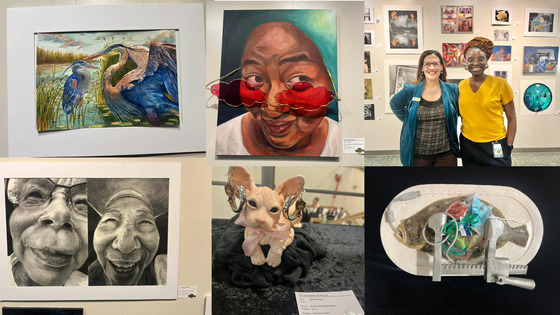 Collage from Regional Scholastic Art Show