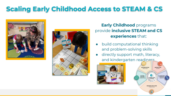 Early Childhood Access to STEAM powerpoint slide