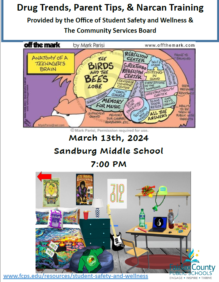 Sandburg Parent Presentation Flier