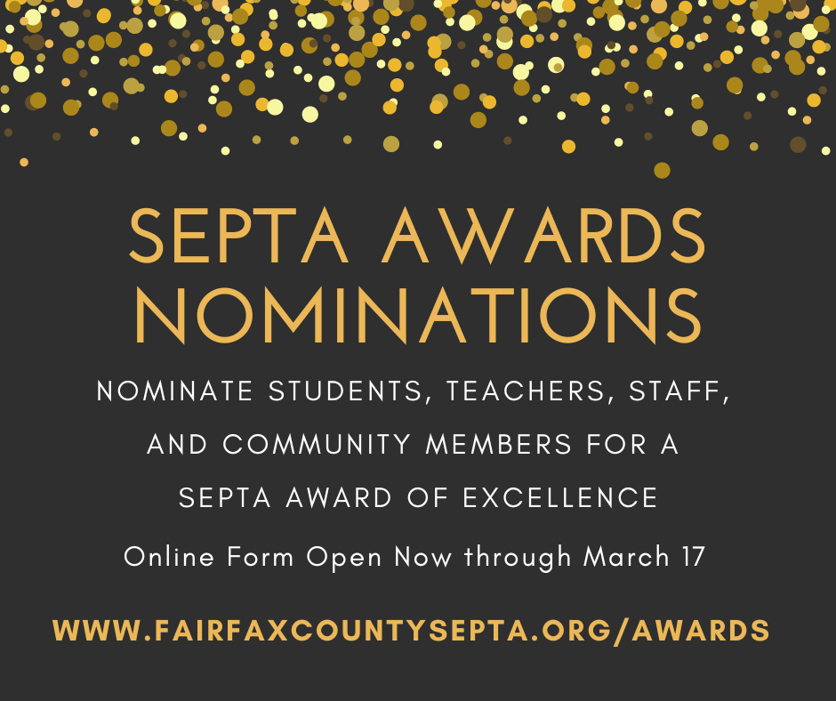 SEPTA Award Nominations, Nominate Students, Teachers, Staff, and Community Members for a SEPTA Award of Excellence