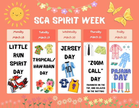 SCA Spirit Week 