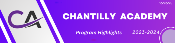 Chantilly Academy Newsletter Header