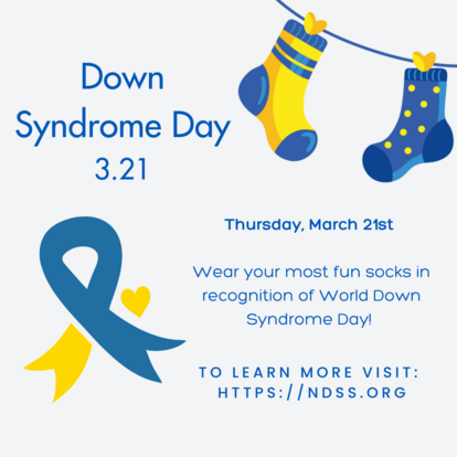 March 21 is Down Syndrome Day