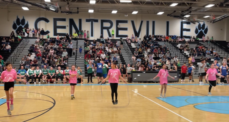 Our jumproping teams performed during Spirit Night.