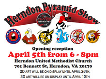 Herndon Pyramid Art Show flyer