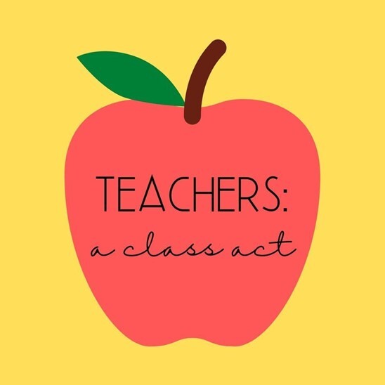 teachers are a class act apple