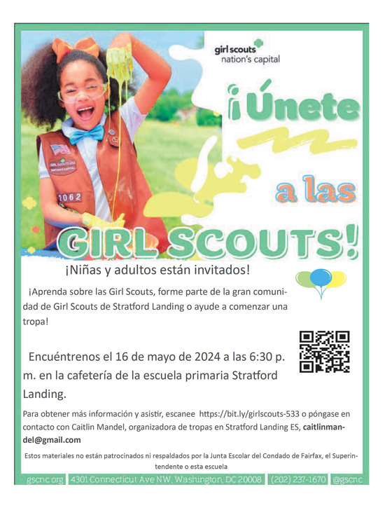 Sles girls scouts invite Spanish