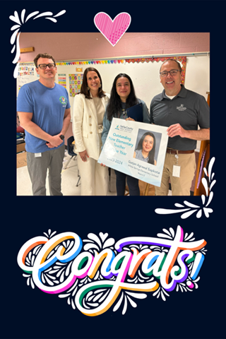 Congratulations to Ms. G, Region 5's Outstanding New Teacher for the 23-24 School Year!