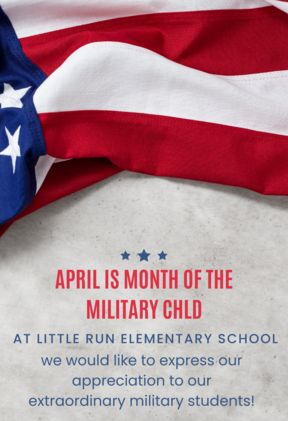 Month of the Military Child: Little Run Thank You