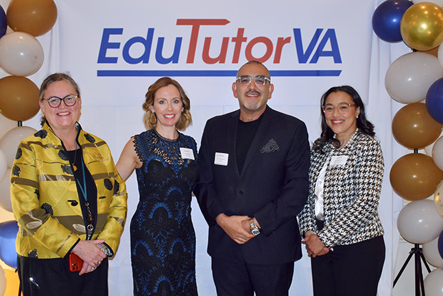 FCPS Superintendent Reid attends EduTutorVA gala. 