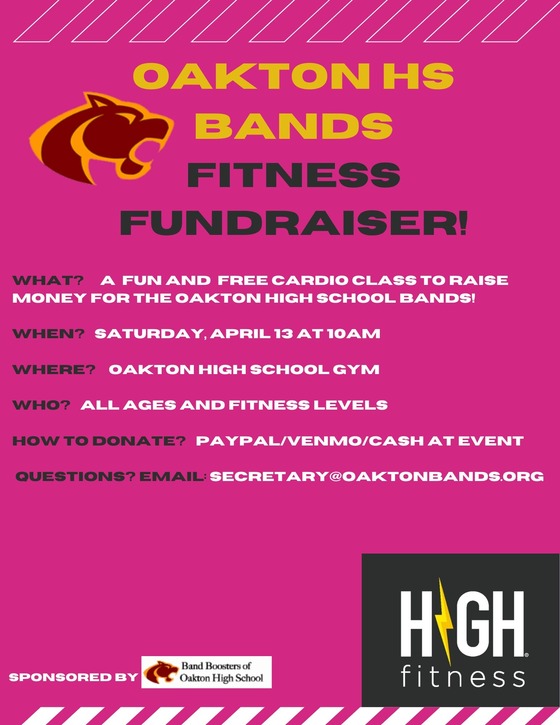Oakton high school band fundraiser