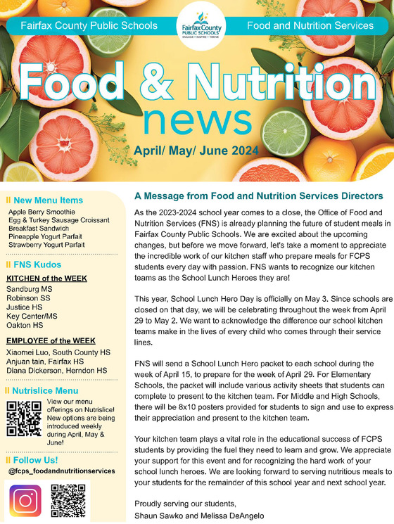 food and nutrition