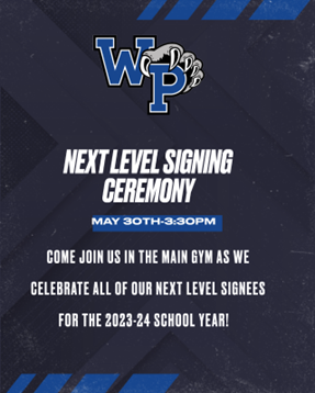 West Potomac HS Signing Day Flyer