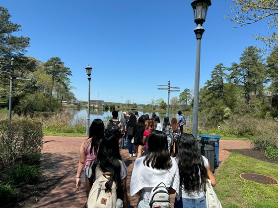 Woodson students of College Partnership Program attends college visit