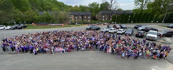 purple up day school panoramic 