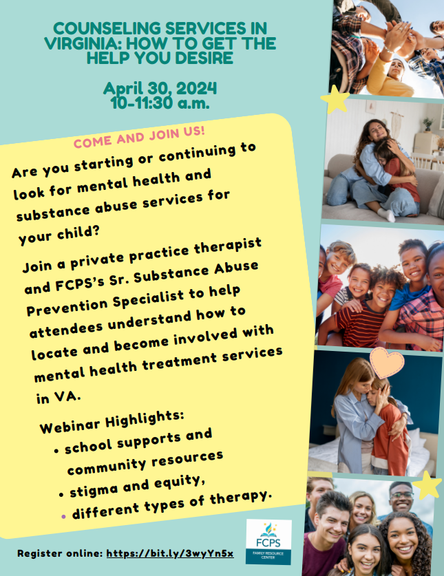 counseling services flyer