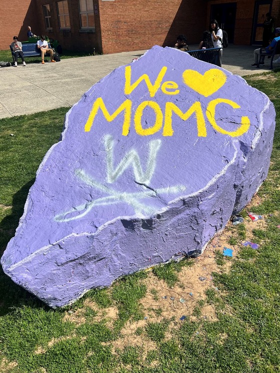 Woodson Rock painted for MOMC