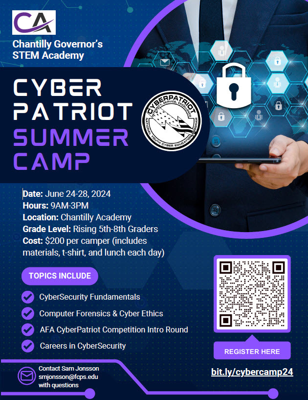 Chantilly Cyber Patriot Summer Camp