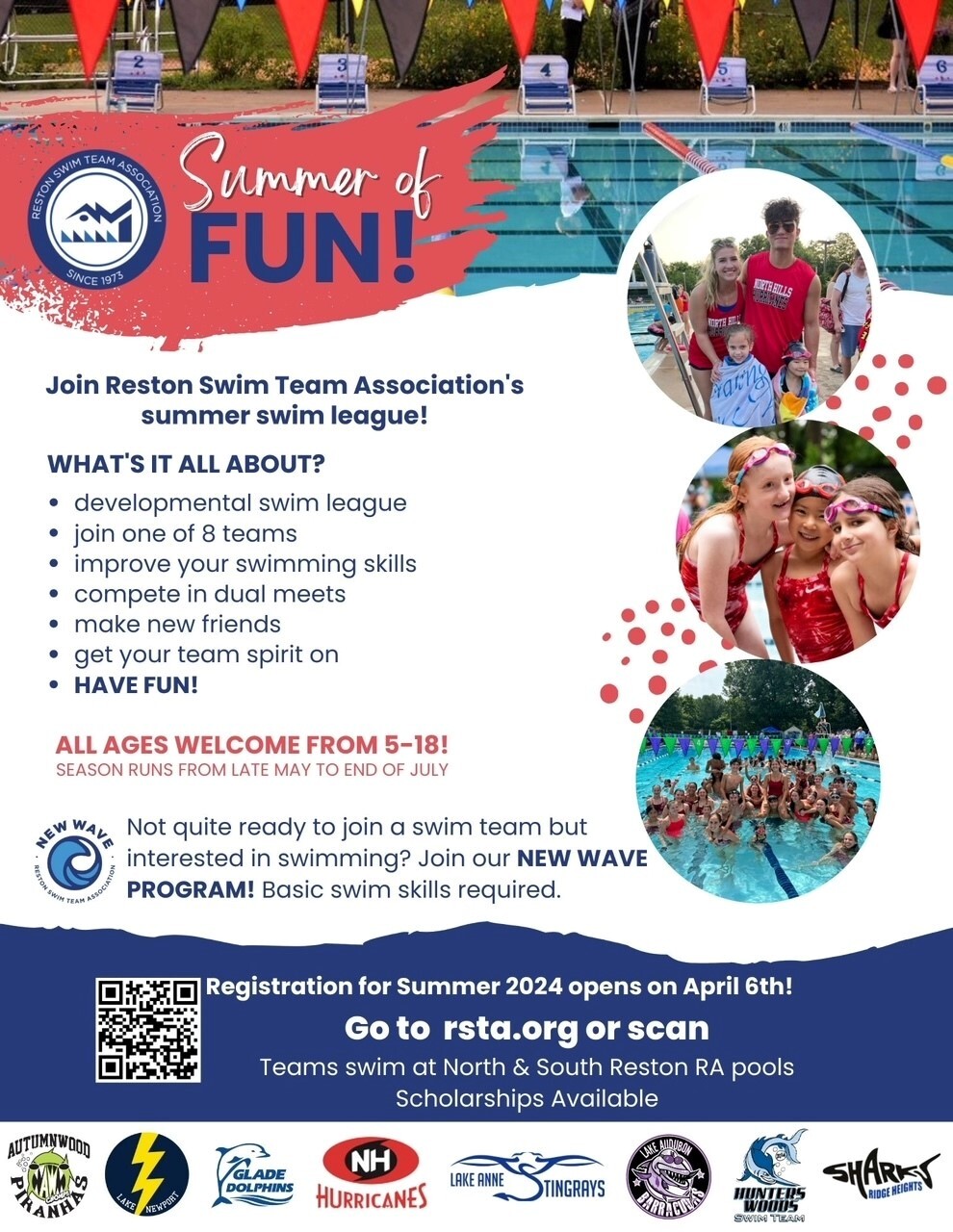 Reston Swim Team Association's Summer Swim League 
