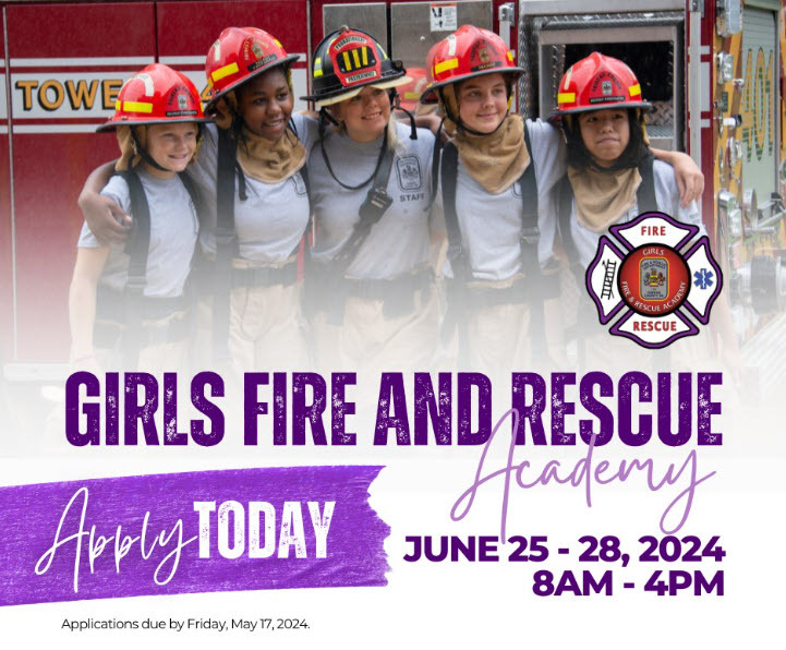 Fairfax Girls Fire and Rescue Academy Flyer